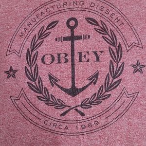 Obey womens tshirt size medium
